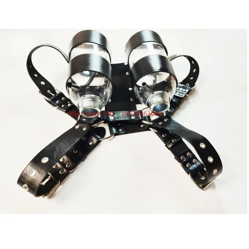 20.26NEW Latest Rubber Chemical Cat Gas Mask Negative Pressure Bottle Backpack, Double Bottle Breathing Pressurization