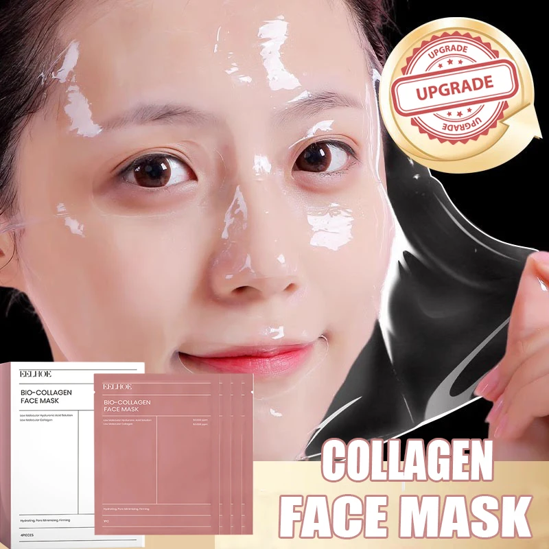 

2025 Bio Collagen Face Mask Shrink Pores Deep Hydrating Overnight Mask Moisturizing Refreshing Brightening Face Skin Care