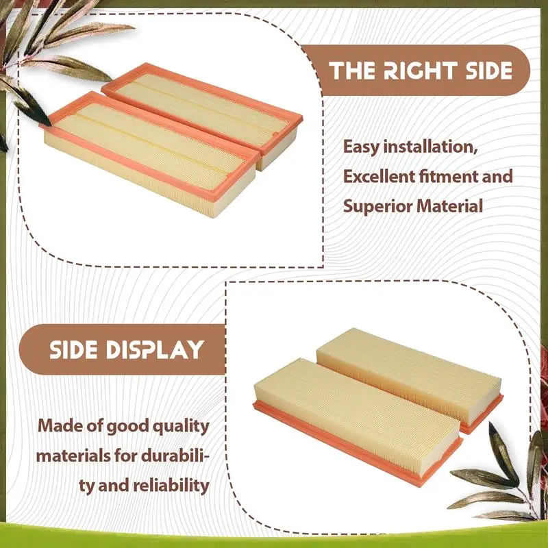 

AB98-Engine Air Filter For Mercedes Benz W211 W212 E320 E300 E350 E500 E550 C300 2730940404