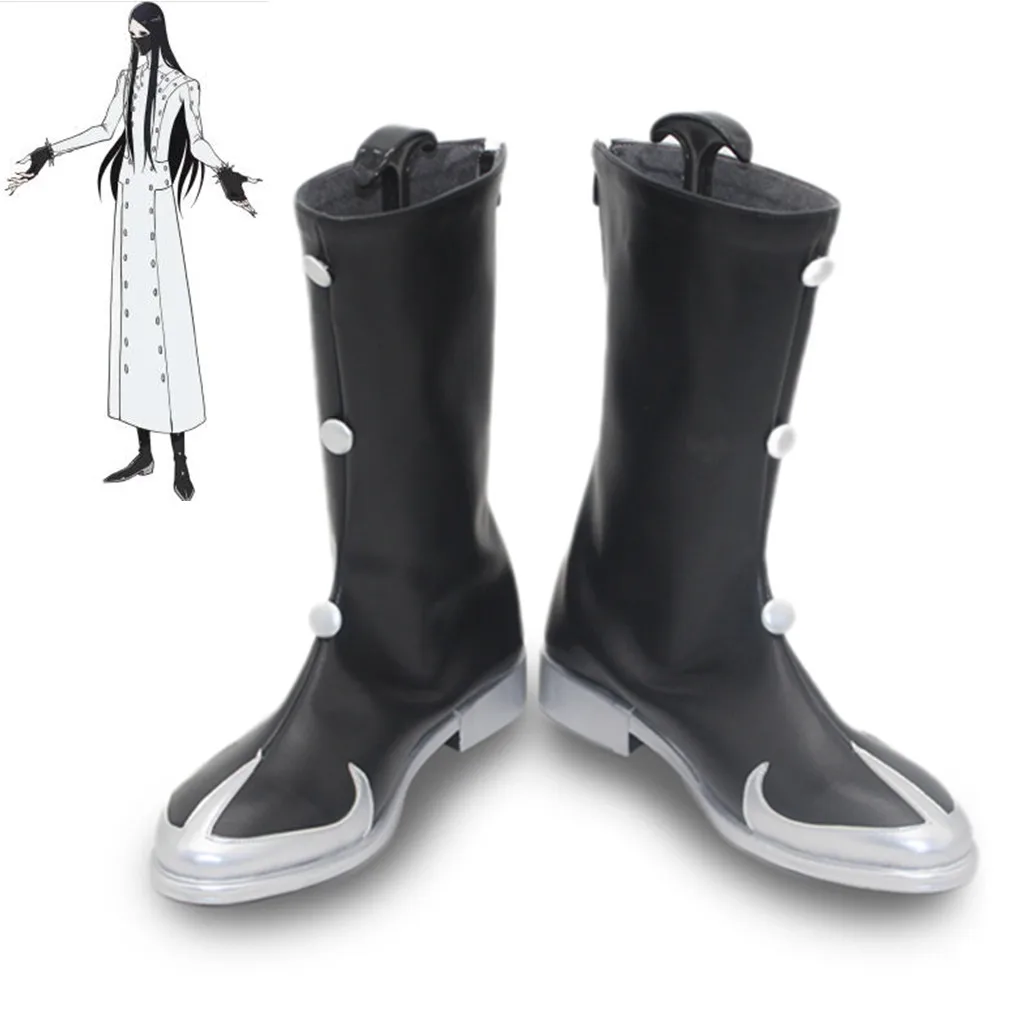 

JP Anime Bleach Thousand-Year Blood War As Nodt Esu Noto Cosplay Costume Shoes Handmade Faux Leather Boots