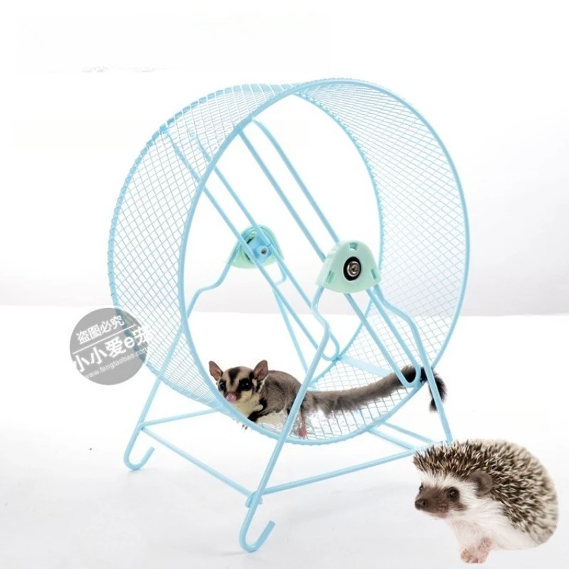 32cm Dropshipping Metal Silent Running Wheel 32Cm Hamster Cage Chinchilla Wheel Hedgehog Squirrel Prairie Dog Nonstick Foot Pet