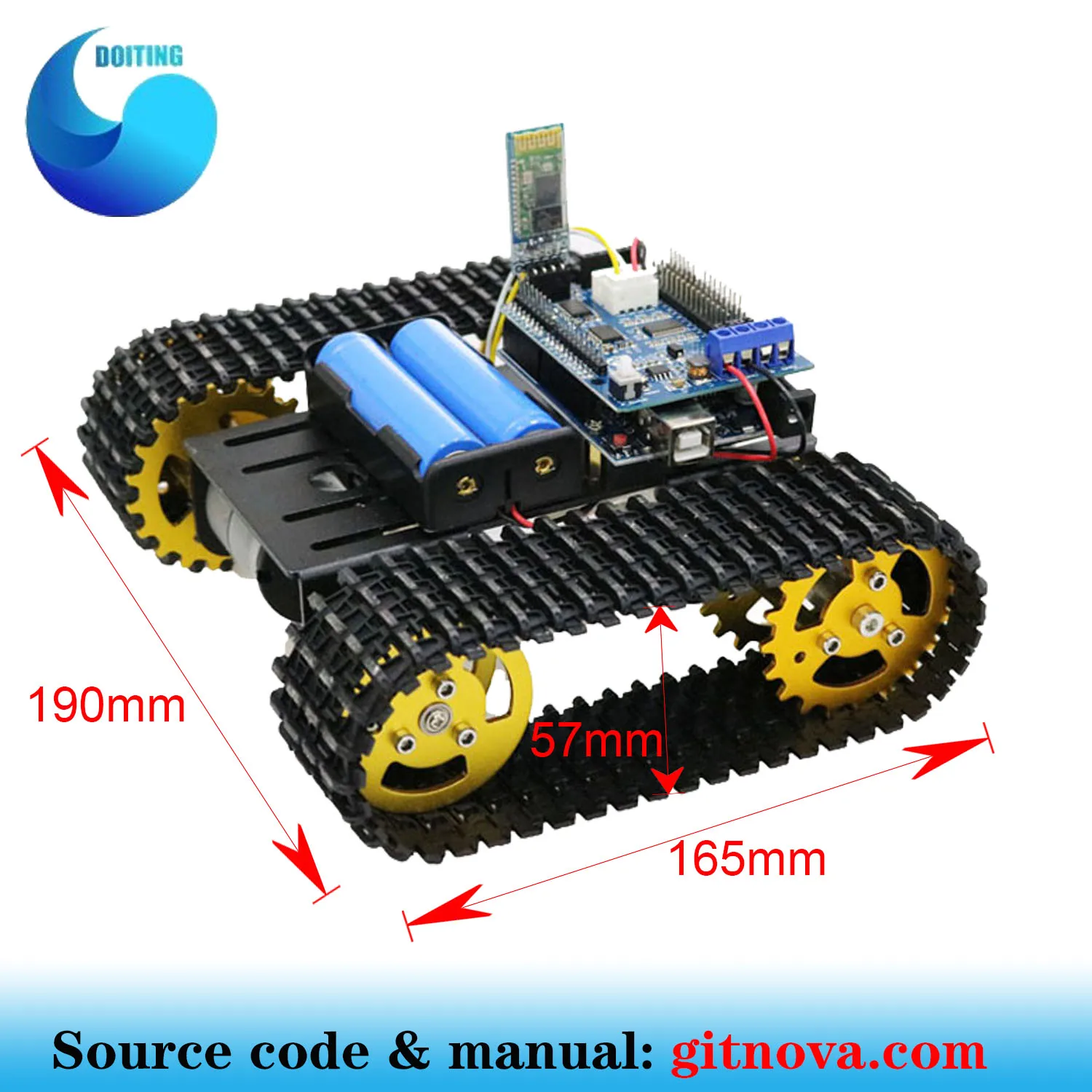 Bluetooth/ハンドル/wifiリモコンロボット,RT101の自動車部品,開発ボードとモーターコントローラー,DIY玩具