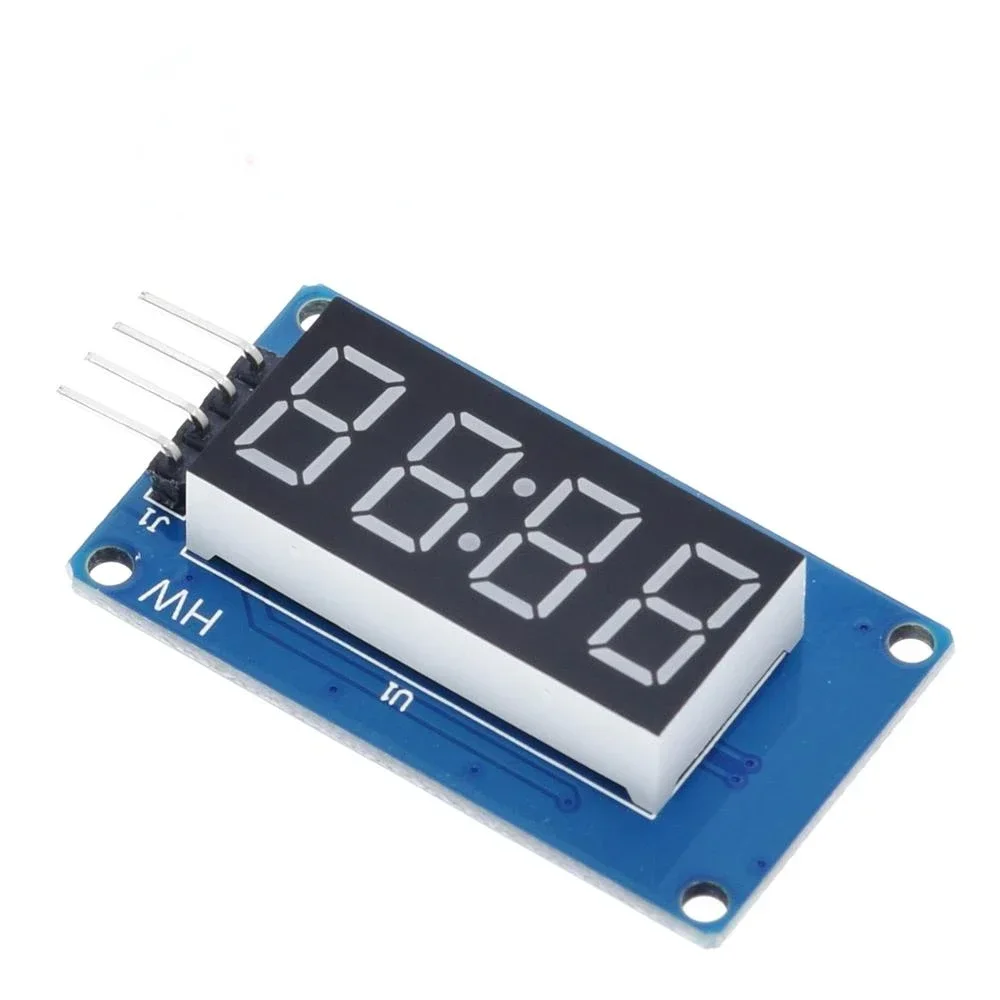 10PCS TM1637 LED Display Module for Arduino 7 Segment 4 Bits 0.36Inch Clock RED Anode Digital Tube Four Serial Driver Board Pack