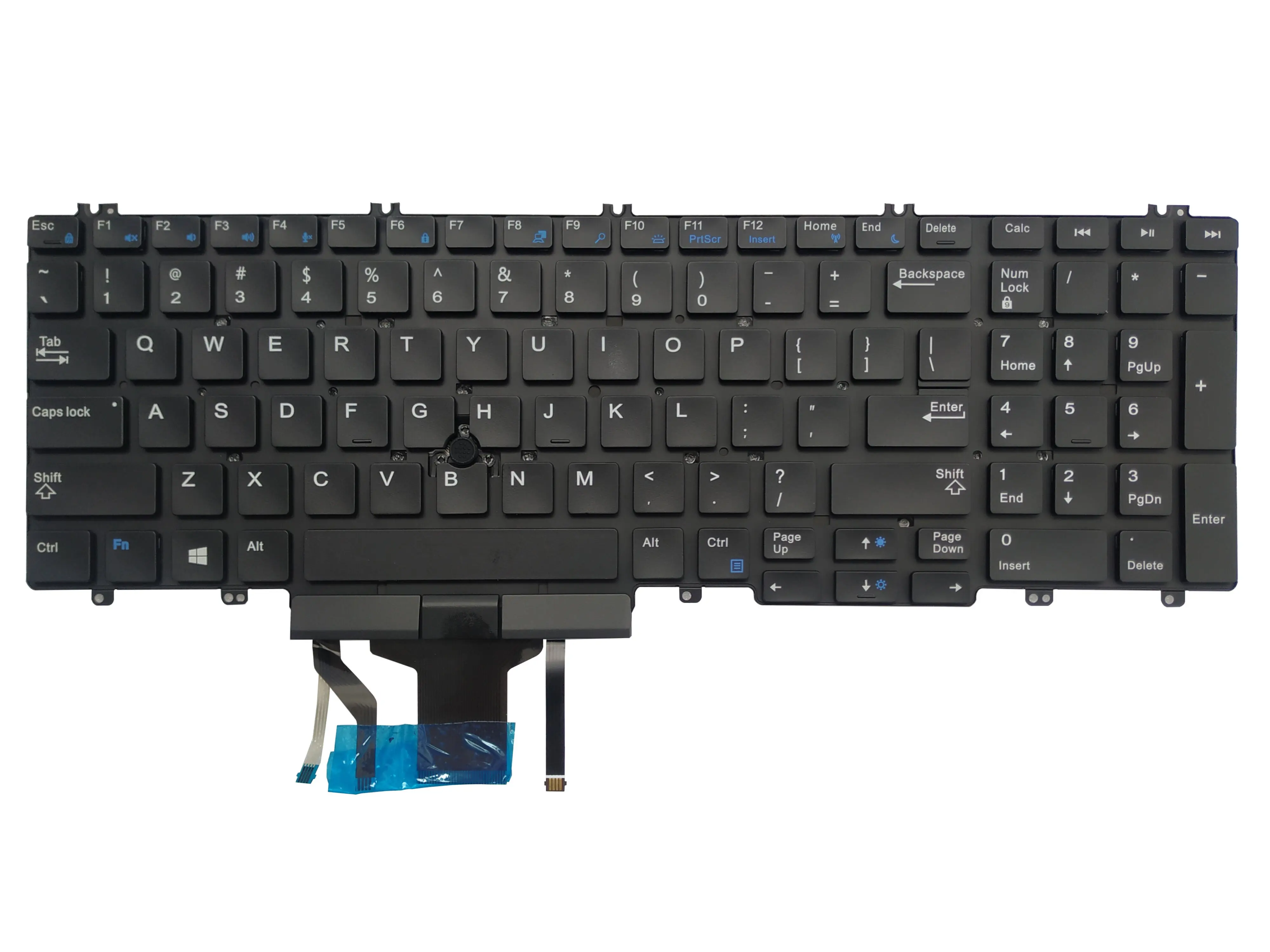 New US Keyboard For Dell Precision 7530 7540 7730 7740 With Mouse Stick 00NMVF PK1326J3A00