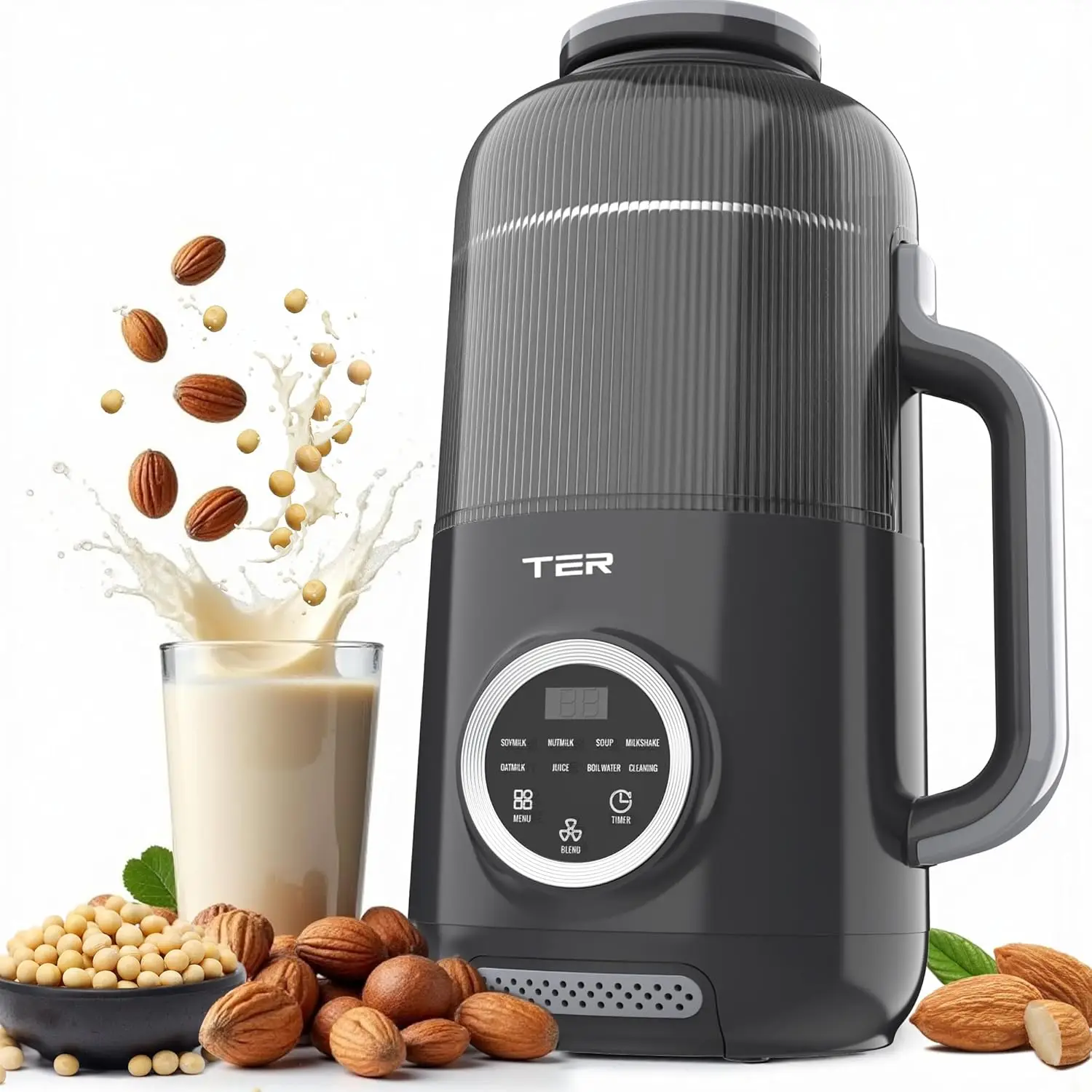 

10 In 1 Nut Milk Maker Blender,40Oz Automatic Homemade Soy Milk Maker Machine For Oat Milk,Nutmilk,Juice,Baby