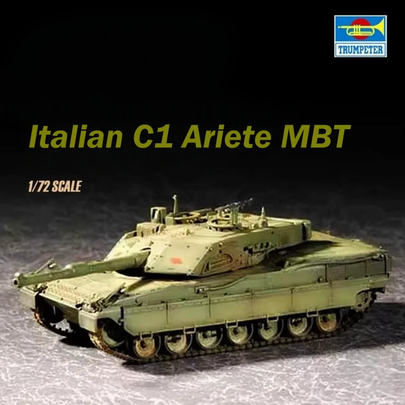 トランペッター-1-72-イタリア-c1-アリエテ戦車-プラスチック組み立てパズルモデル
