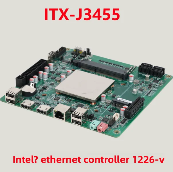 N100 NAS Motherboard, Dual 2.5G i226-V Ethernet Ports, Dual M.2 NVMe Slots with PCIe 3.0 Expansion Slot for Storage Server