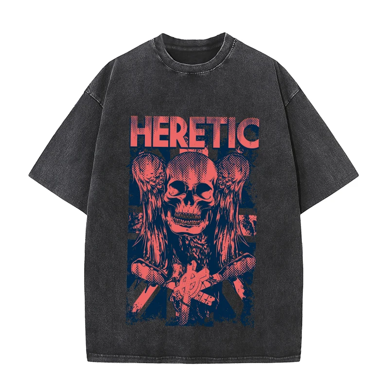 

Designer T Shirt Skull Y2k Clothes Unisex Vintage Clothing Top Women Ladies Tops Casual Women's T-shirts Harajuku Fashion Woman