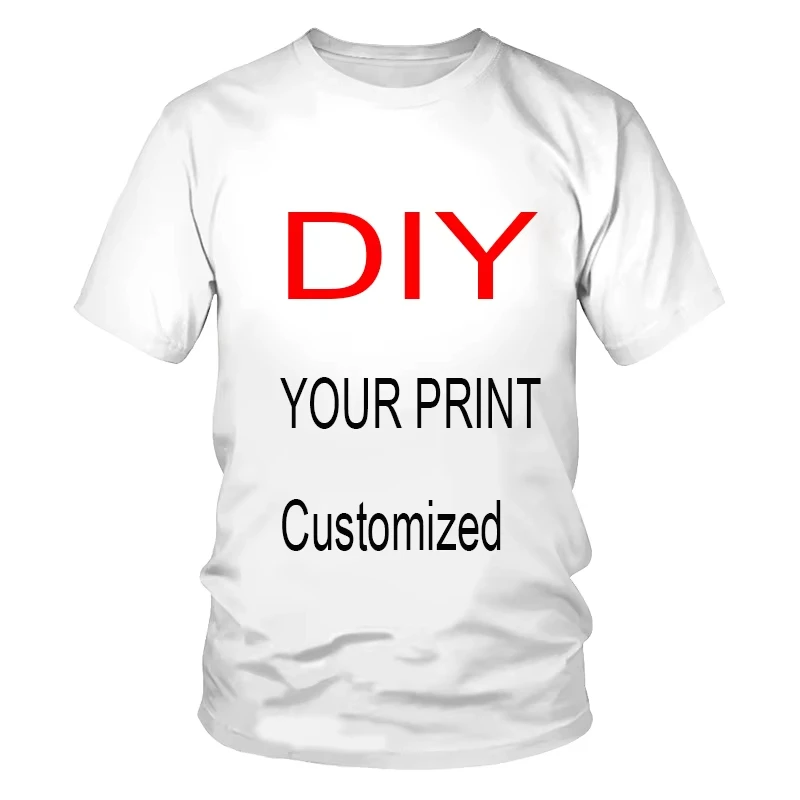 Free Custom Logo Photo Name T Shirt For Man Full Coverage Sublimation Print Jersey Personalized Fashion Business Team Apparel