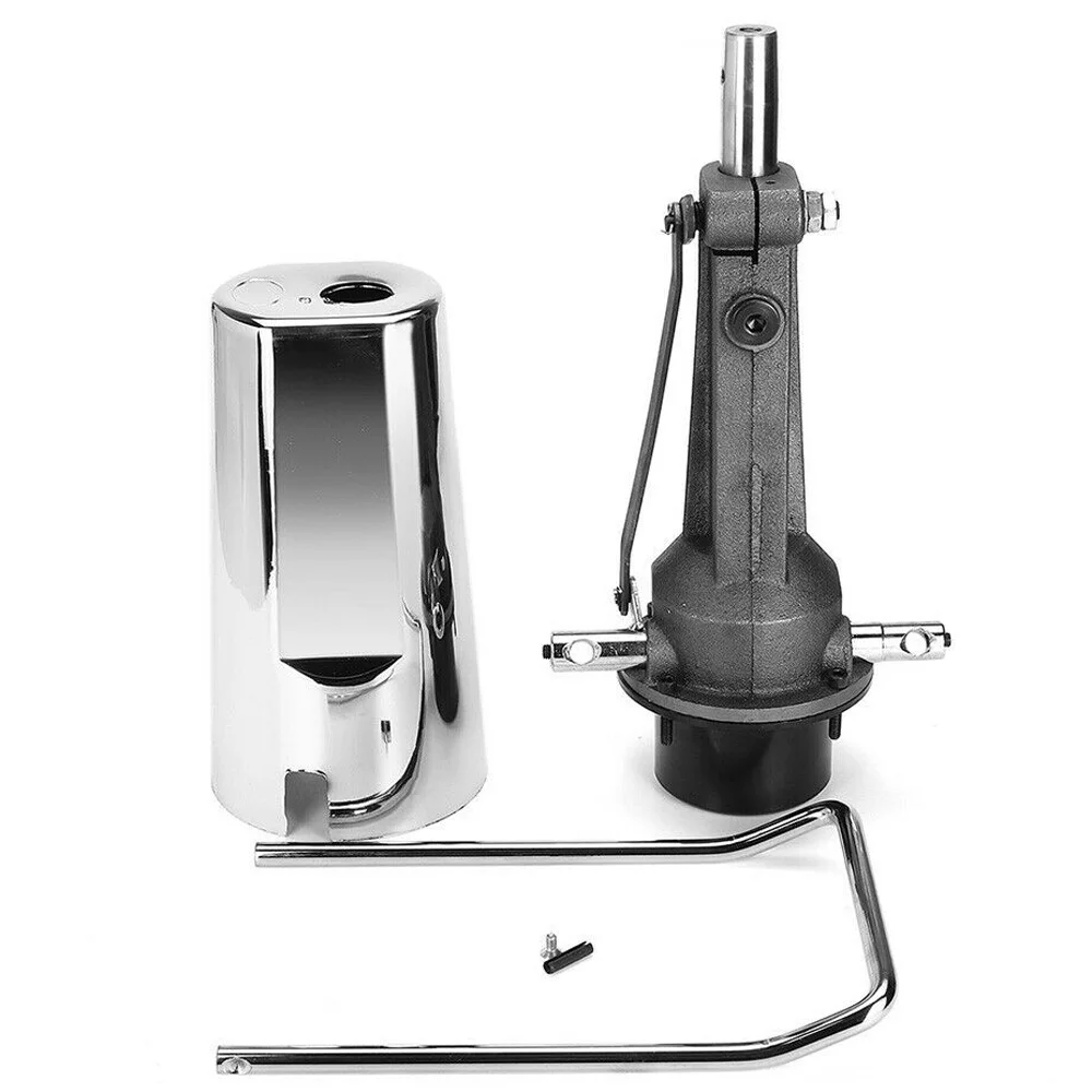 Hydraulic Pump for Salon Chair, Adjustable Height 4.3”, Durable Cast Iron Body, Easy to Install & Use