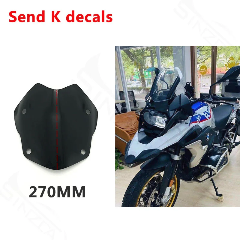 R1200GS R1250GS Screen For BMW R 1250 GS LC R1250GS ADV Adventure 2013-2023 Windscreen Windshield Wind Shield Deflectors Black