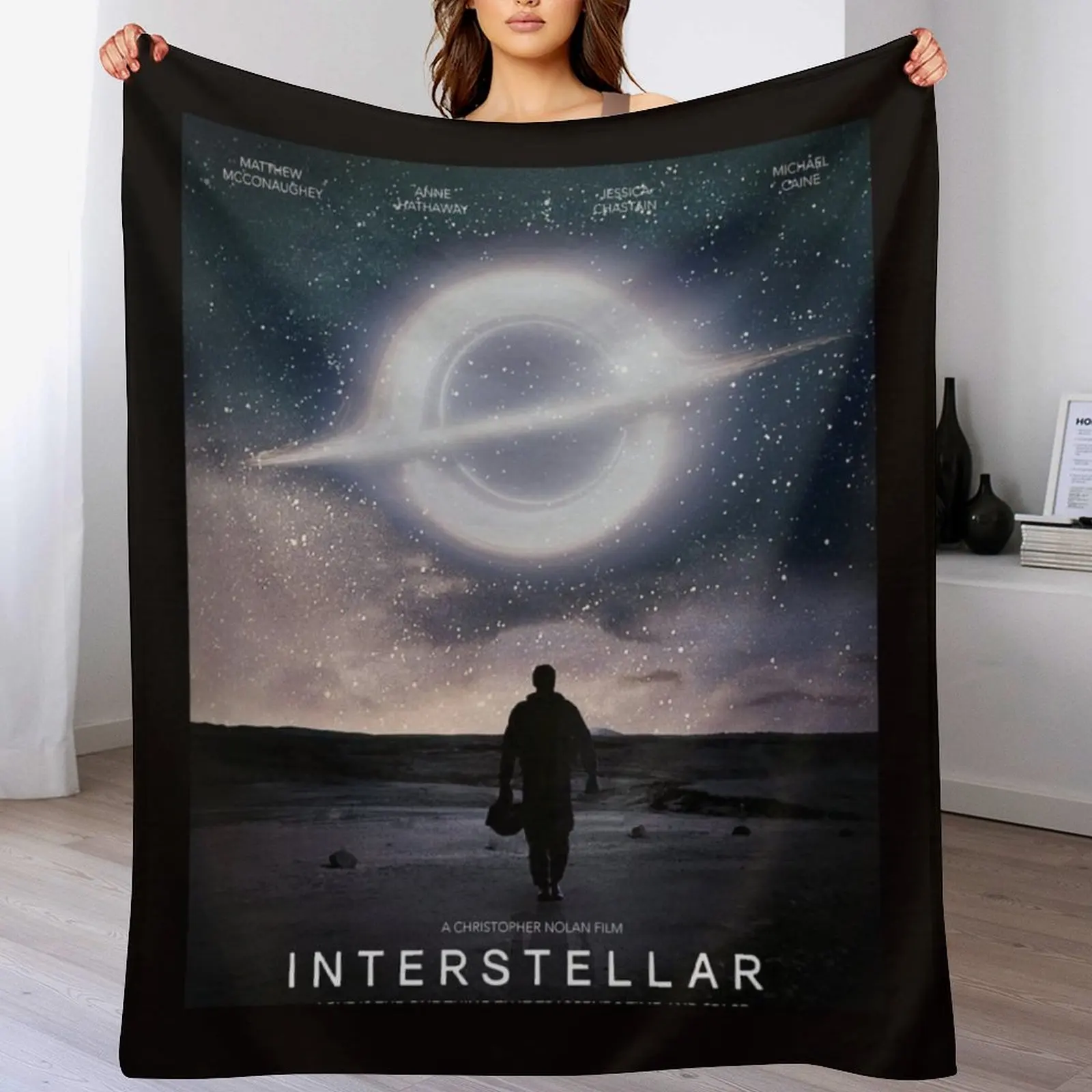 

interstellar Throw Blanket Extra Large Throw wednesday Plaid Blankets
