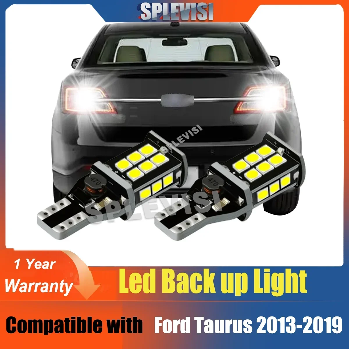 2x LED conversion bulb Back Up Light perfect replacement For Ford Taurus 2013-2019 2014 2015 2016 2017 2018 2019