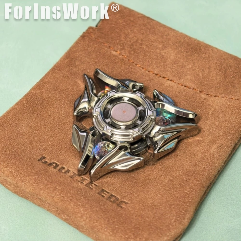 لعبة ميدوسا 2.0 فيدجيت سبينر 3 طبقات يدوية عصرية لتخفيف التوتر EDC #6