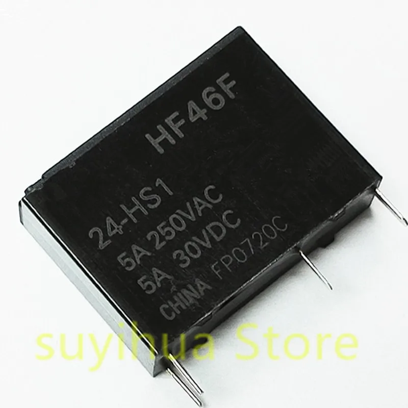 relays HF46F-5-HS1 5v HF46F-12-HS1  12v HF46F-24-HS1 24v 10pcs