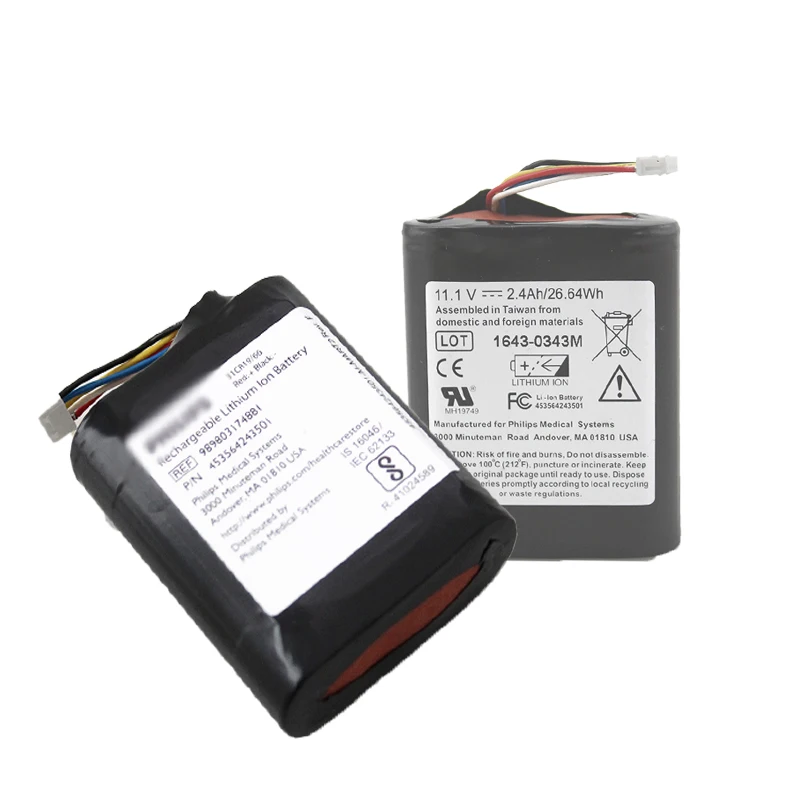 Original 989803174881 for PHIL/PS VMS VS1 VS2 Monitor battery 11.1V 2.4Ah Li-ion Battery 453564243501