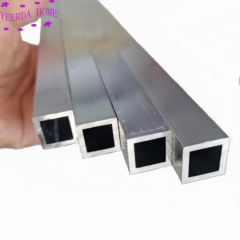 

All-Size Aluminum alloy square tube profile,Aluminum alloy rectangular pipe,Model bracket, decoration materials