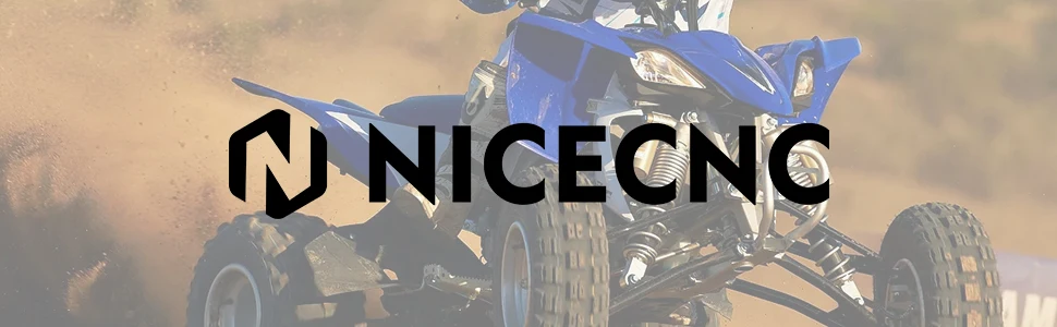 NICECNC Kühlergrillabdeckung für Yamaha YFZ450R 2009-2013 und Yamaha YFZ450X 2010-2011 ATV, ersetzt 18P-12467-00-00, Aluminium – Detail 2