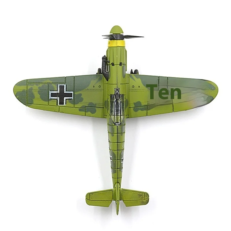 

China Flying Tigers P40 Fighter Jet Model World War II Aircraft Myanmar Banshee Lenin BF109 Adhesive Free Color Separation Toy