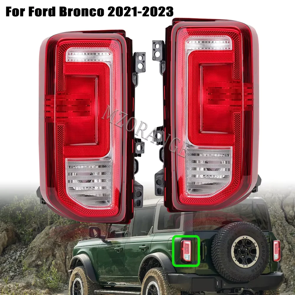 

Halogen Rear Tail Light for Ford Bronco 2021-2023 2.3 without Bulb Turn Signal Brake Lamp Reversing Rear Light Car Accsesories