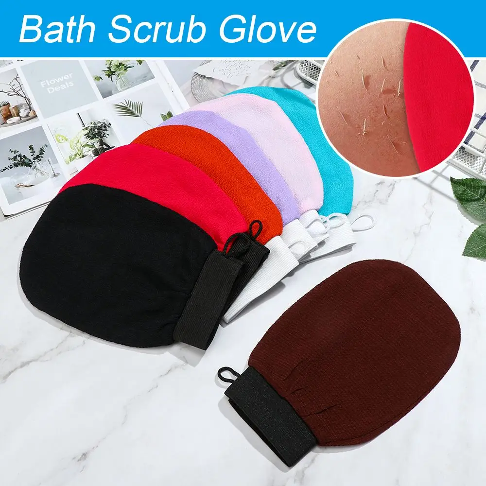 Moroccan Hammam Bath Scrub Glove Exfoliating Body Facial Tan Massage Mitt NEW