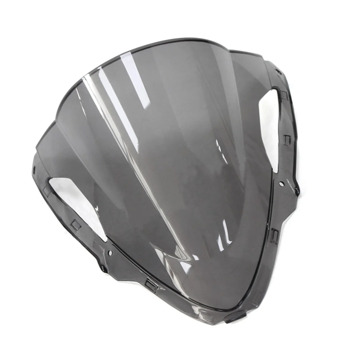 T48C_دراجة نارية الزجاج الأمامي الزجاج الأمامي يربك منحرف الرياح لكاواساكي ZX-6R ZX6R ZX 6R 2023 2024 رمادي #3