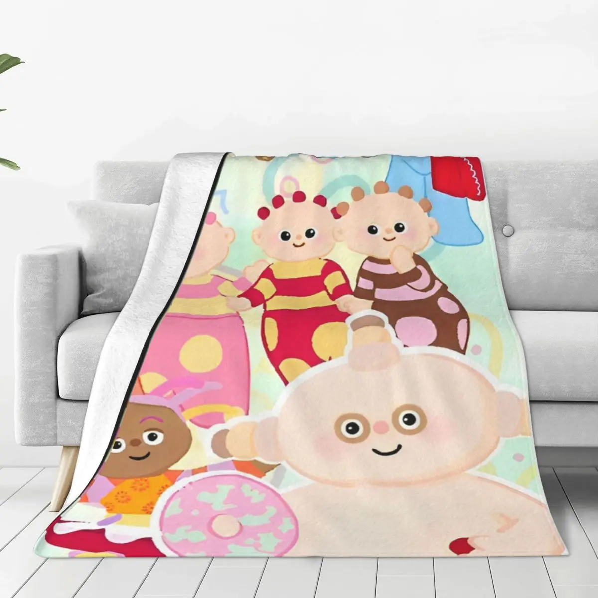 Makka Pakka In The Night Garden Bedding Throws Flannel Bedspread For Couch Chair Graphic Sofa Bed Cover