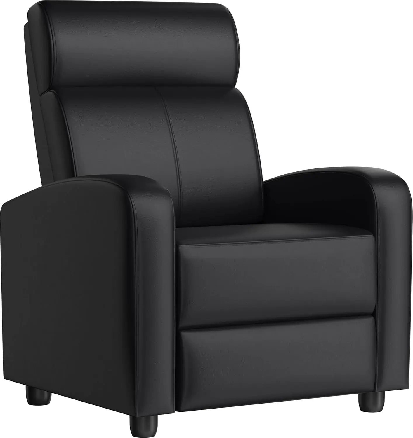 

Recliner Chair PU Leather Recliner Sofa Home Theater Seating with Lumbar Support Overstuffed High-Density Sponge