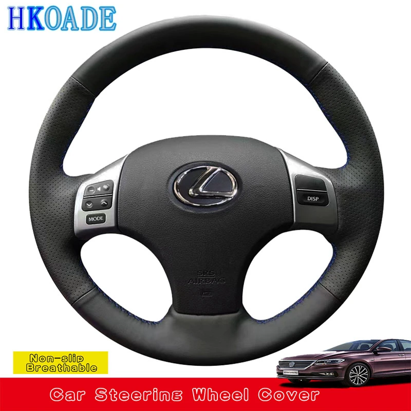 Customize Genuine Leather DIY Steering Wheel Cover For Lexus IS IS250 IS250C IS300  IS350 IS300C IS350C F SPORT Car Interior