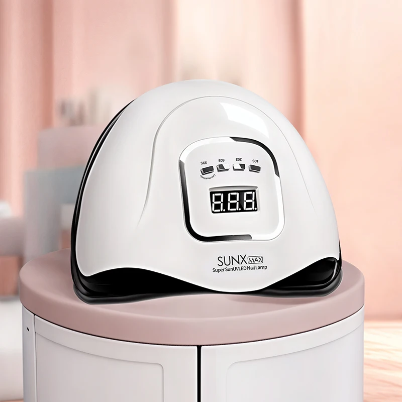 Professional UV LED Nail Curing Lamp - Wireless Rechargeable Portable Tool with Timer for Gel Polish Fast Drying