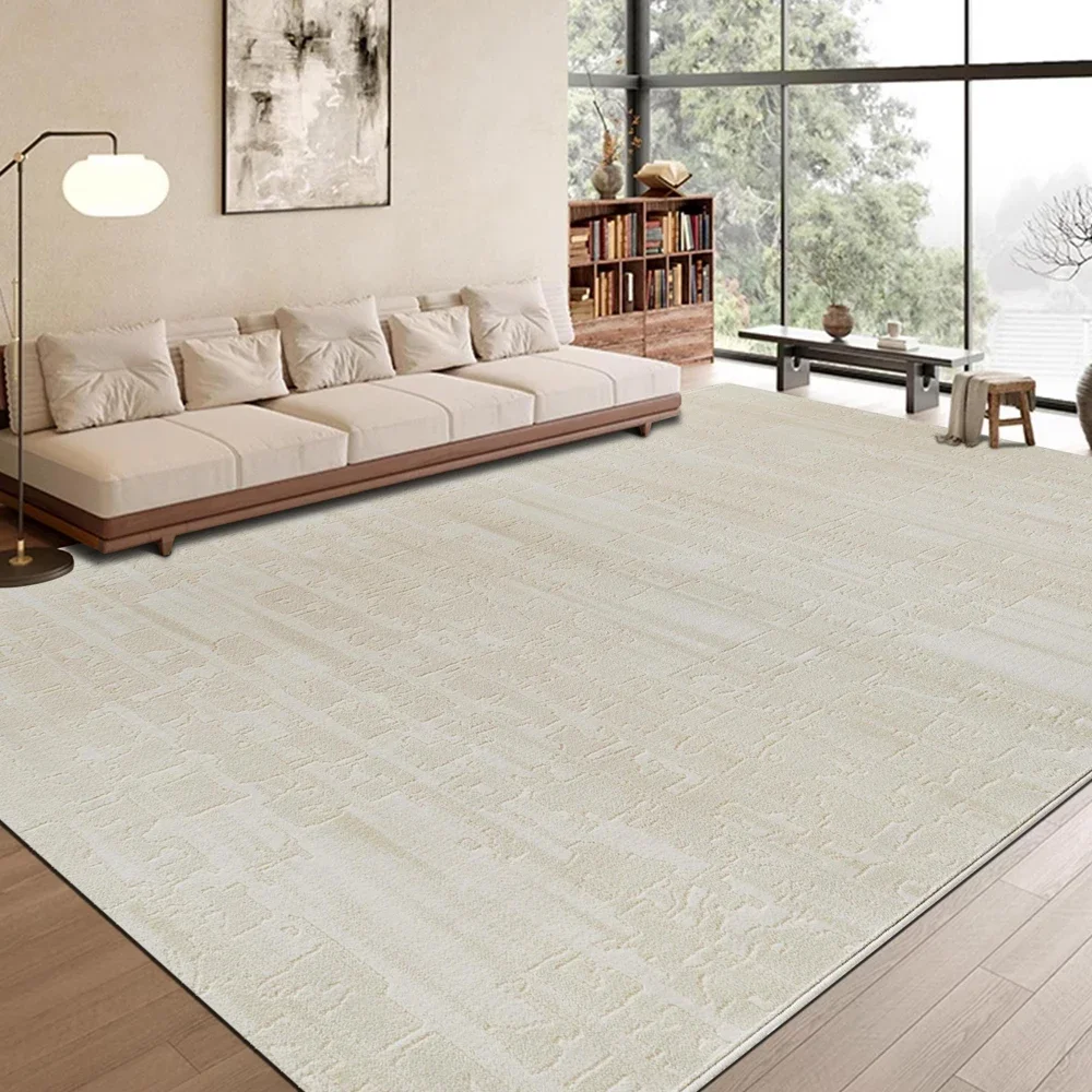 2026 Modern Pale Minimalist Abstract Pattern Rug, Polypropylene and Polyester Tufted Woven Design Rug Set