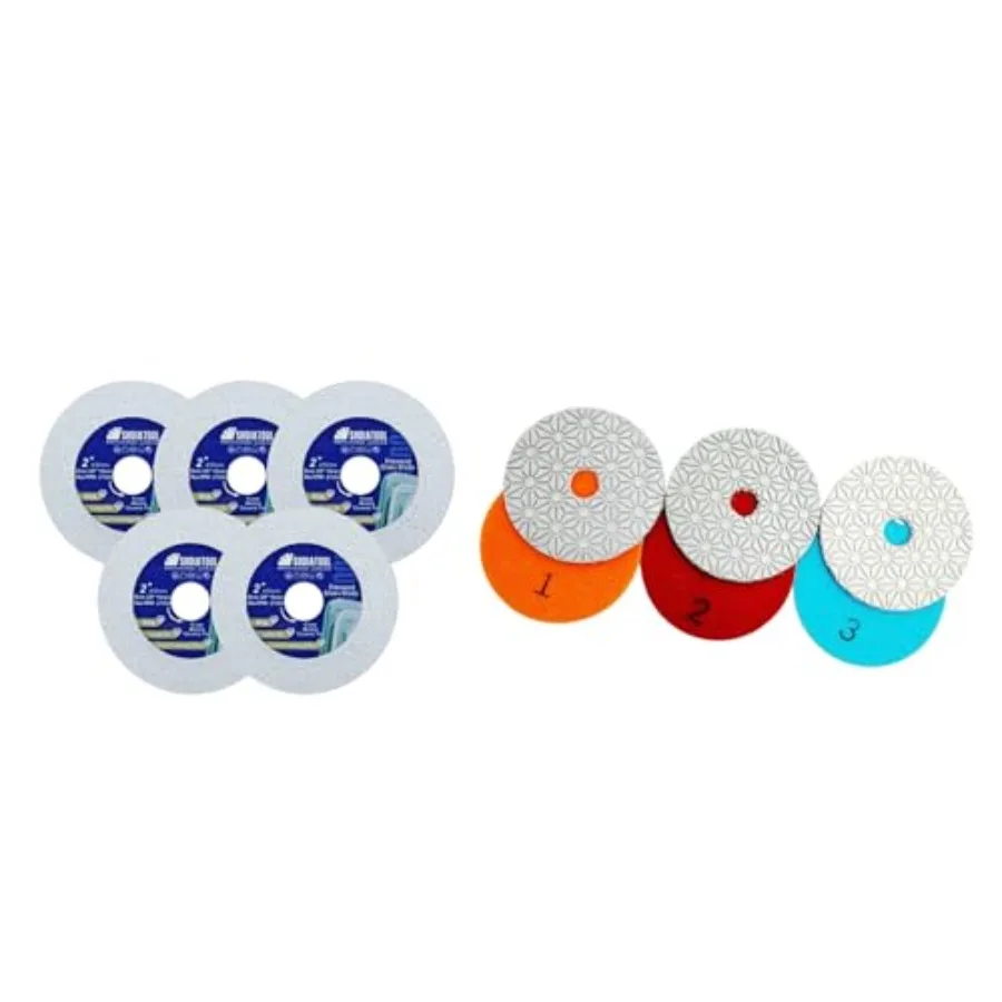 

Glass Diamond Cutting Disc 2-Inch Saw Blade Ultra-Thin Cut Off Wheel for Tile Ceramic Porcelain Marble 50mm 5 of Pack