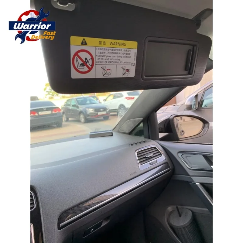 

Cosmetic Mirror Sun Visor Shading Board Gray for VW Golf MK 7 2014-2017 5GG857551 5GG857552