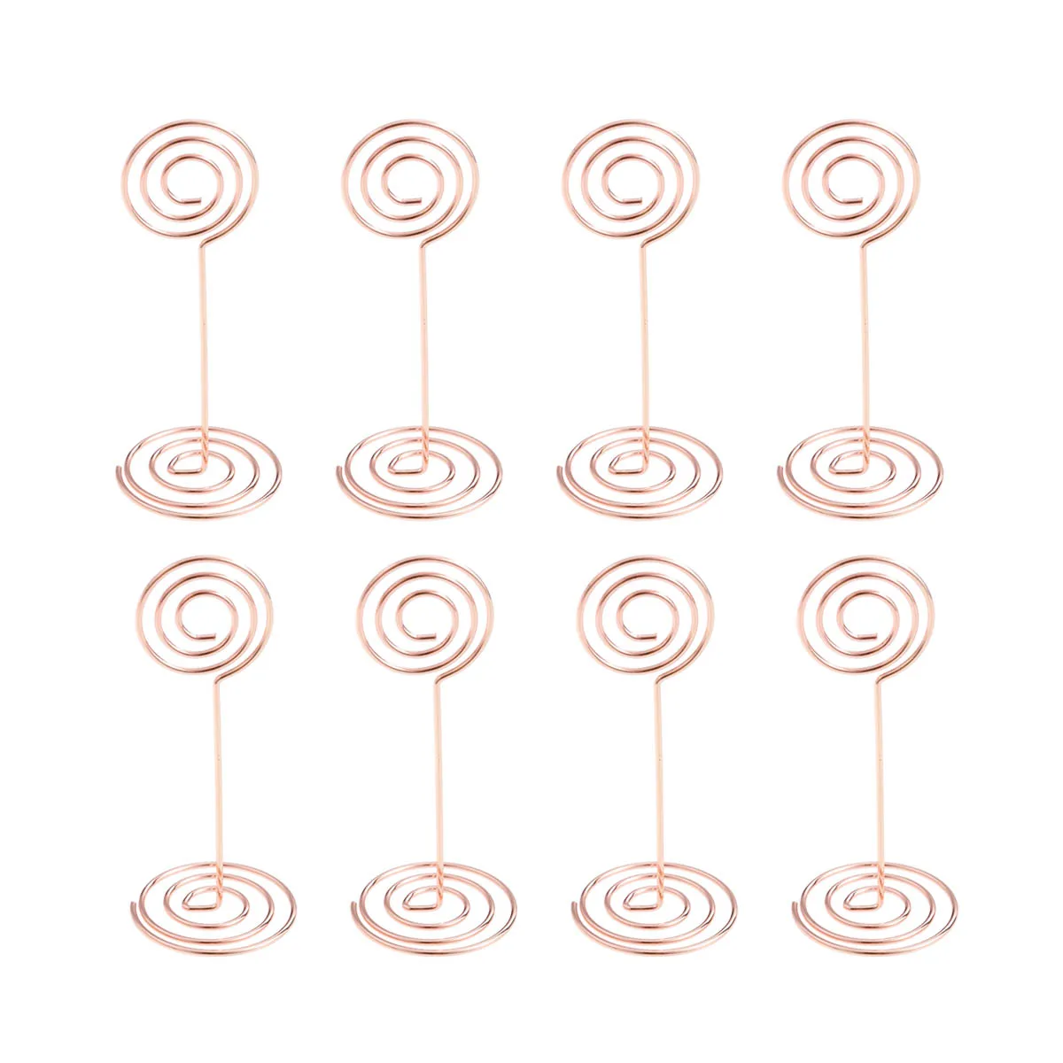 Base Photo Holder Clips Table Number Holders Paper Menu Clips Wedding Decoration Love Rose Gold