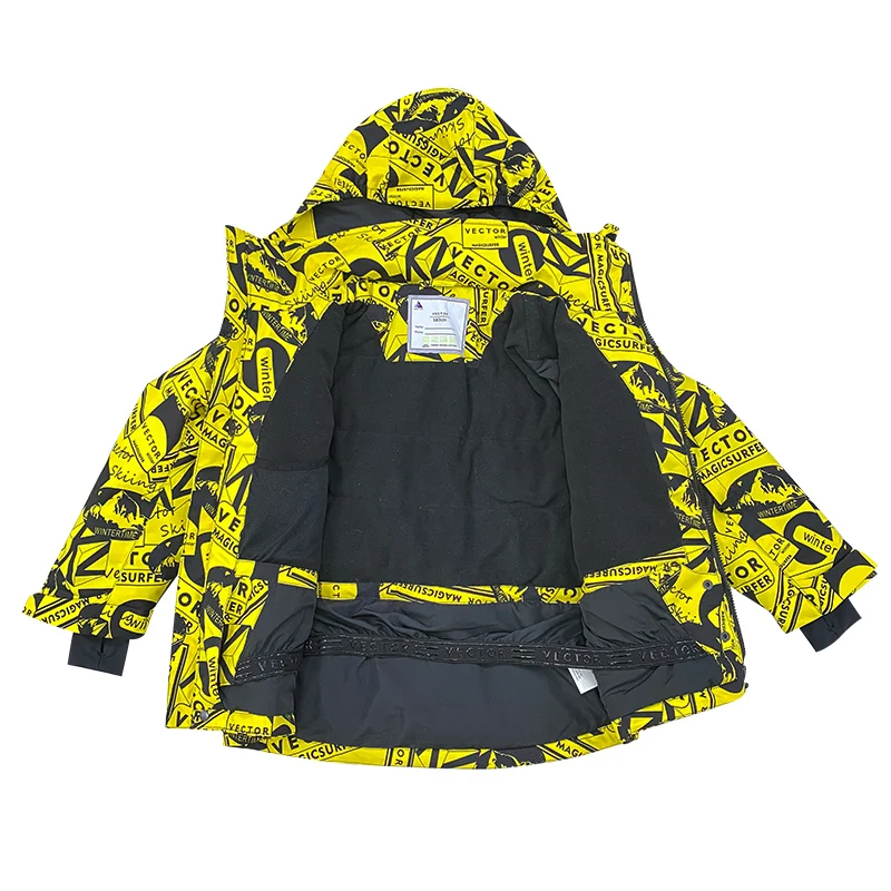 Waterproof Ski Jackets Children Boys Snow Suit Coats Outdoor Winter Thick Warm Kids Ski Jackets Snow Pants