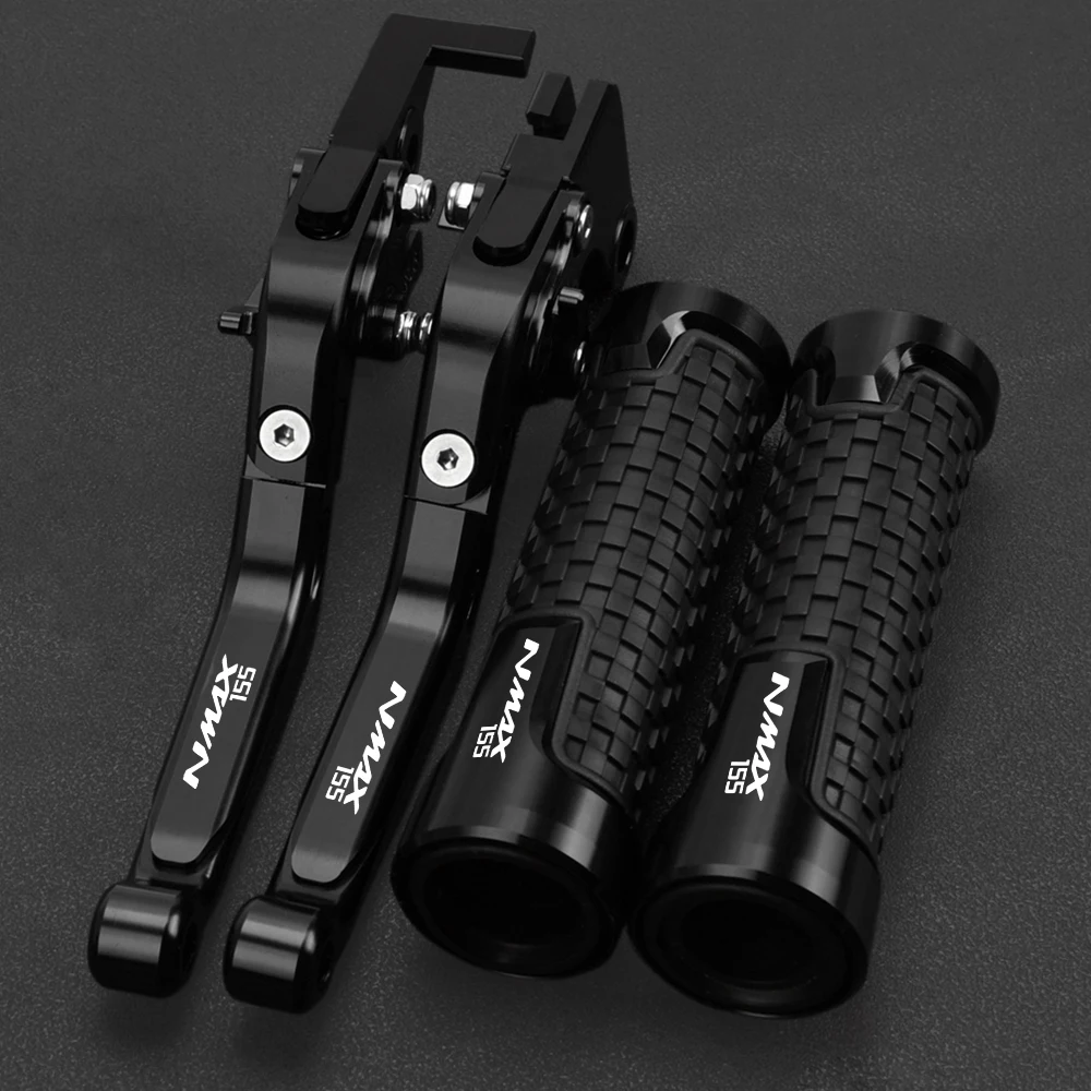 For Yamaha NMAX 155 2015-2022 2023 2024 Brake Clutch Levers NMAX155 Handlebar Grip Handles bar Hand Grips Motorcycle Accessories