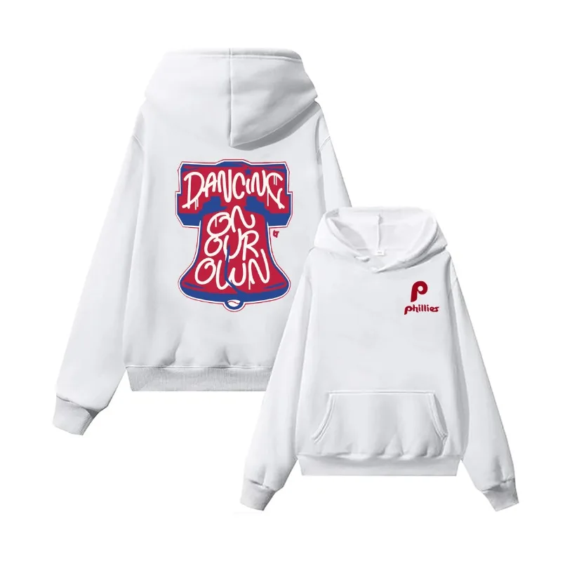 

Phillies Dancing On Our Own Hoodie In October We Wear Red Tops Hoodie Dancing On Our Own Graphic Hoodie