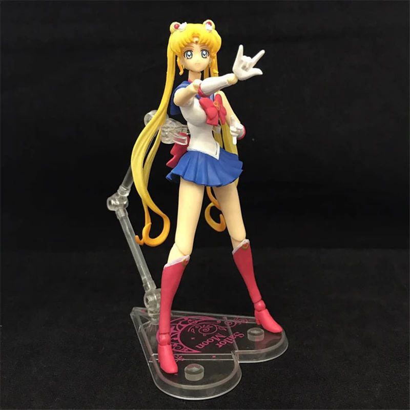 Cute Anime Sailor Moon Tsukino Usagi 20th Anniversary Ver. PVC Action Figure Collectible Model Kids Toys Princess Serenity Doll