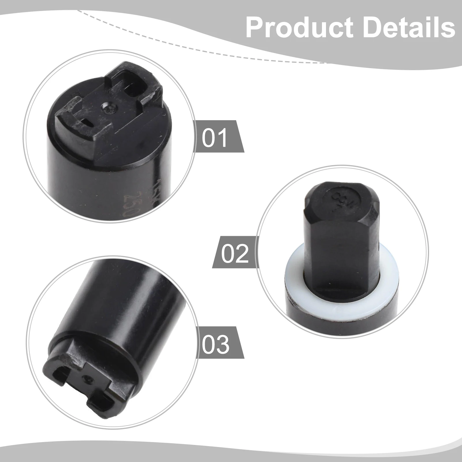 4.5x1.8cm Rotating Damper Multiple Installation Methods Noise Reduction Function Smooth Opening Easy Installation