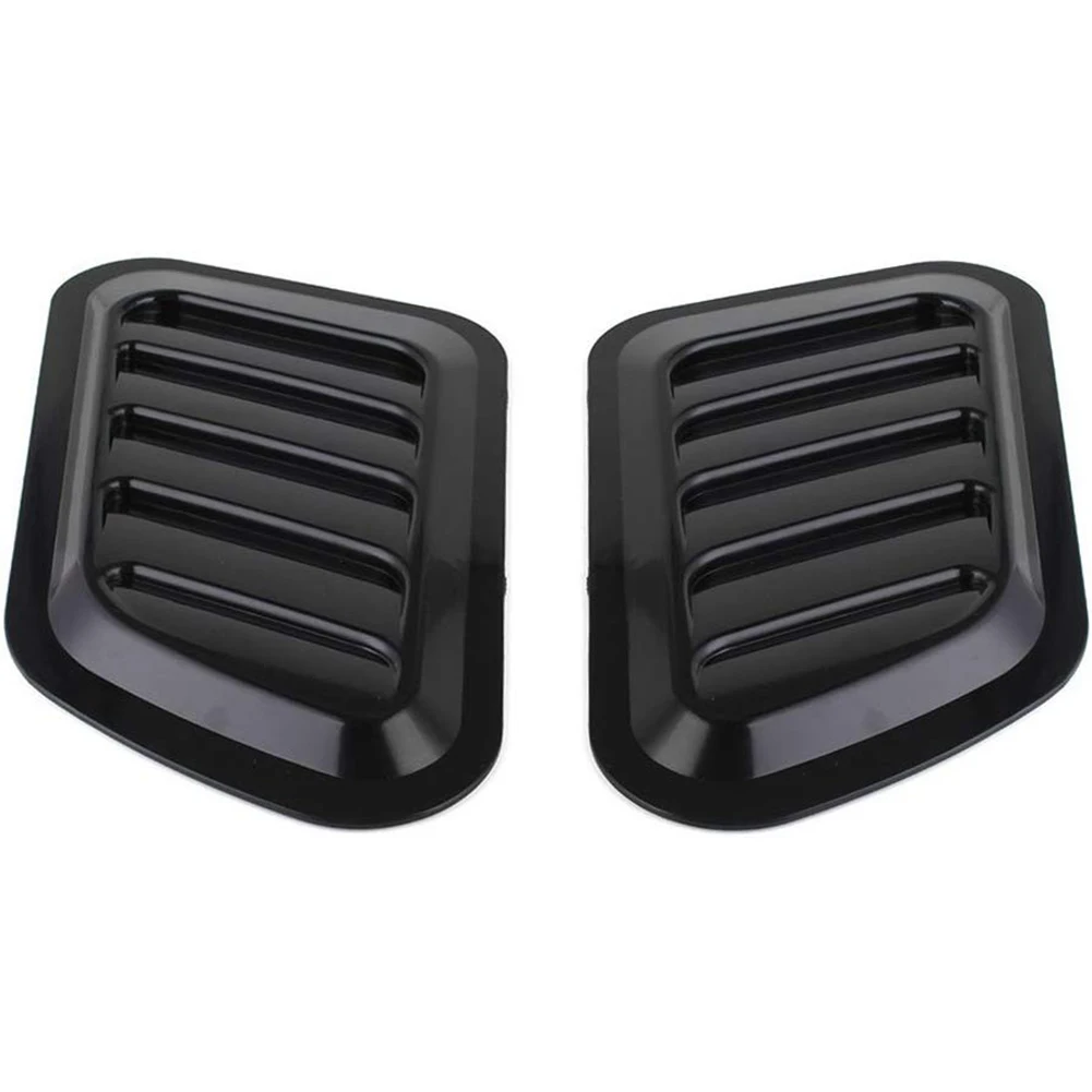 2 x ABS Car Universal Decorative Intake Scoop Turbo Bonnet Vent Cover Hood