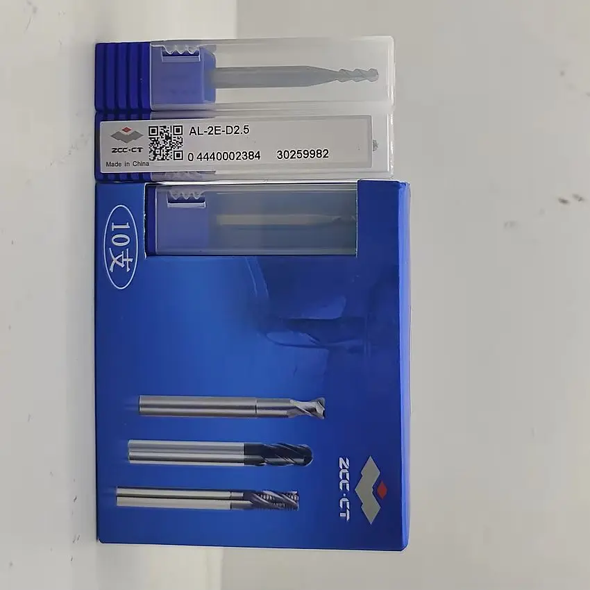 AL-2E-D2.5 AL-2E ZCC.CT 2F Solid hard alloy tungsten steel end mill AL-2E-D2.5 Double-edged for aluminum 2T Flat End Mills
