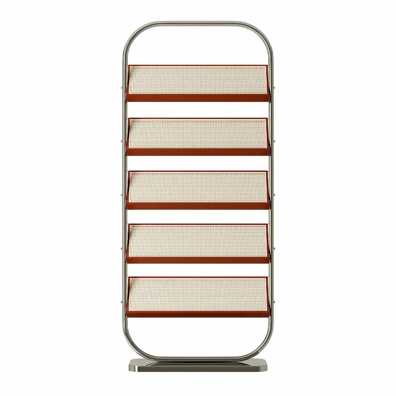 

Classic Bauhaus light French magazine shelf, newspaper shelf, living room atmosphere furniture