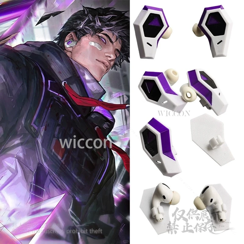 

Game Anime VALORANT Chamber Cosplay Props Accessory Headset Regular/Luminous Style Props Men Women Halloween Comic Con Party