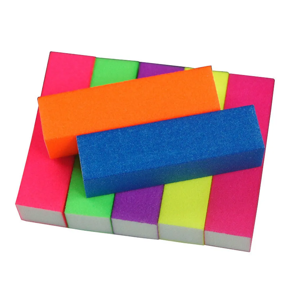 

Набор из 10 многоразовых пилок-буферов для ногтей (губчатые блоки) для подготовки к маникюру и педикюру, легко очищаемые, для легкой полировки