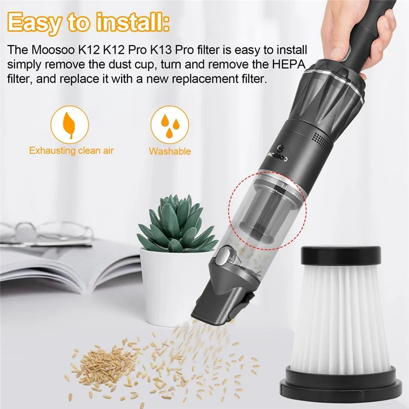 Handheld Vacuum Cleaner For MOOSOO K12 Pro K13 For Genius Invictus One 1.0 X7 2.0