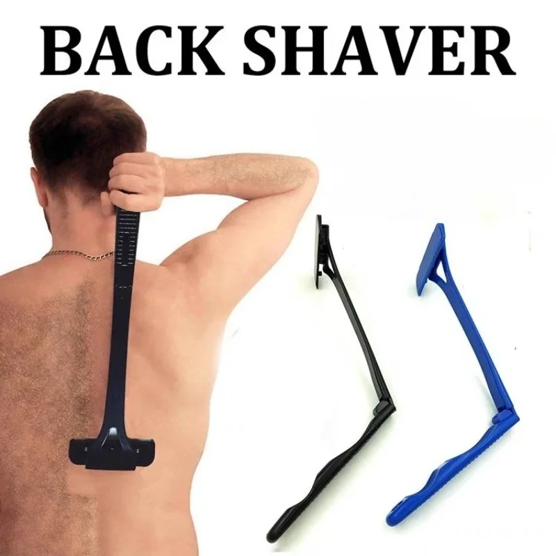 1 Stück Rückenrasierer für Männer, Haarentferner für den Körper, Sicherheits-Langgriff, faltbarer Trimmer, Körper- und Beinrasierer, Rasierwerkzeug, Rückenrasierer