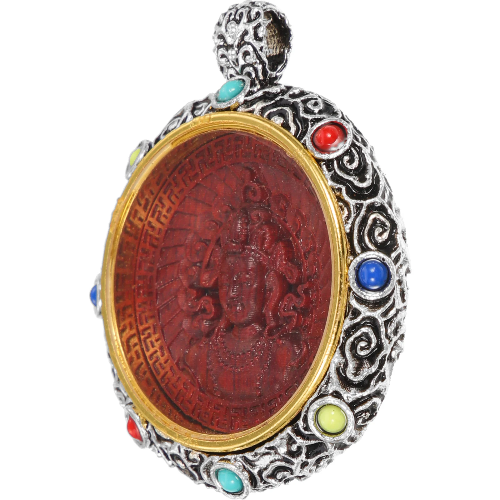 Durable Silver Plated Copper Wooden Sandalwood Pendant Necklace Charm for DIY Jewelry Making Gifts Sandalwood Pendant