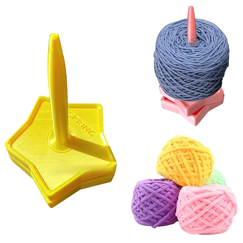 

Shiny-Design Yarn Spinners/Holders Yarn Holder For Crocheting And Knitting Portable Yarn Spinner Yarn Organizer Storage