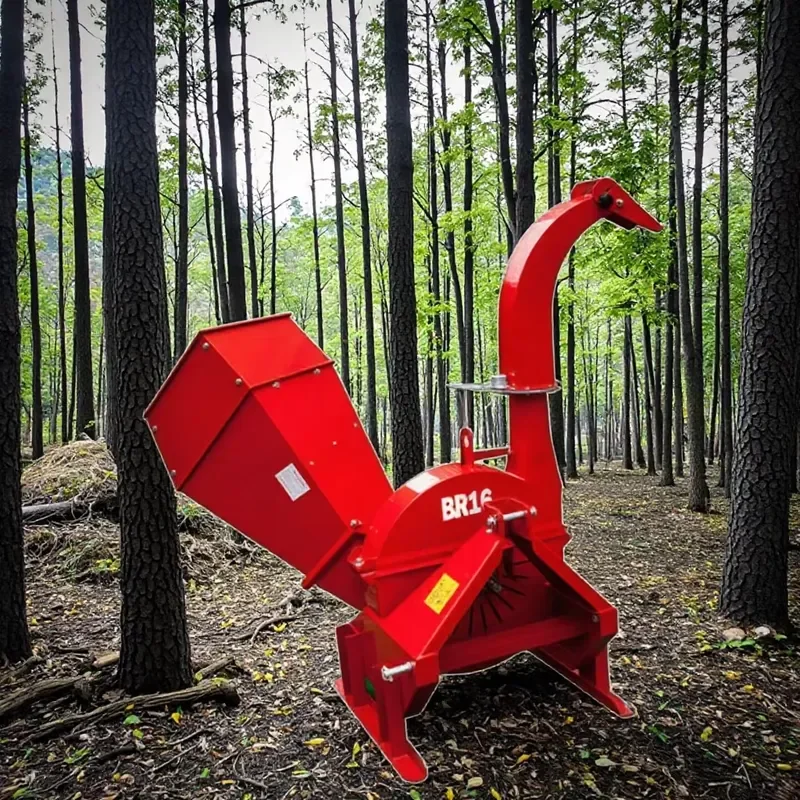 2026Hot Forestry 3 Point Wood Chipper Shredder 18-45hp PTO Tractor with CE Approved Wood Chipping Machine