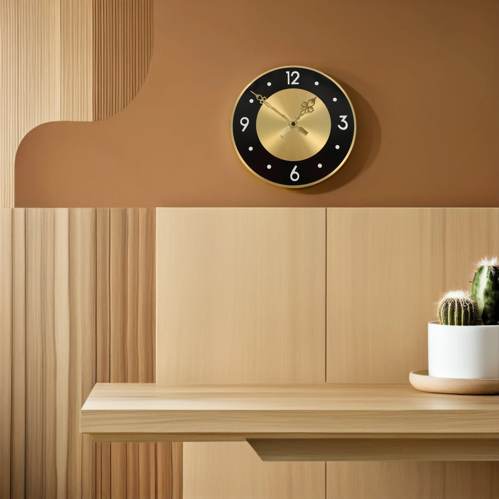 

European Style Clock Dial Replacement Metal Round Face Arabic Numeral Diy Repair Kit For Wall Clock Quartz Movement Home